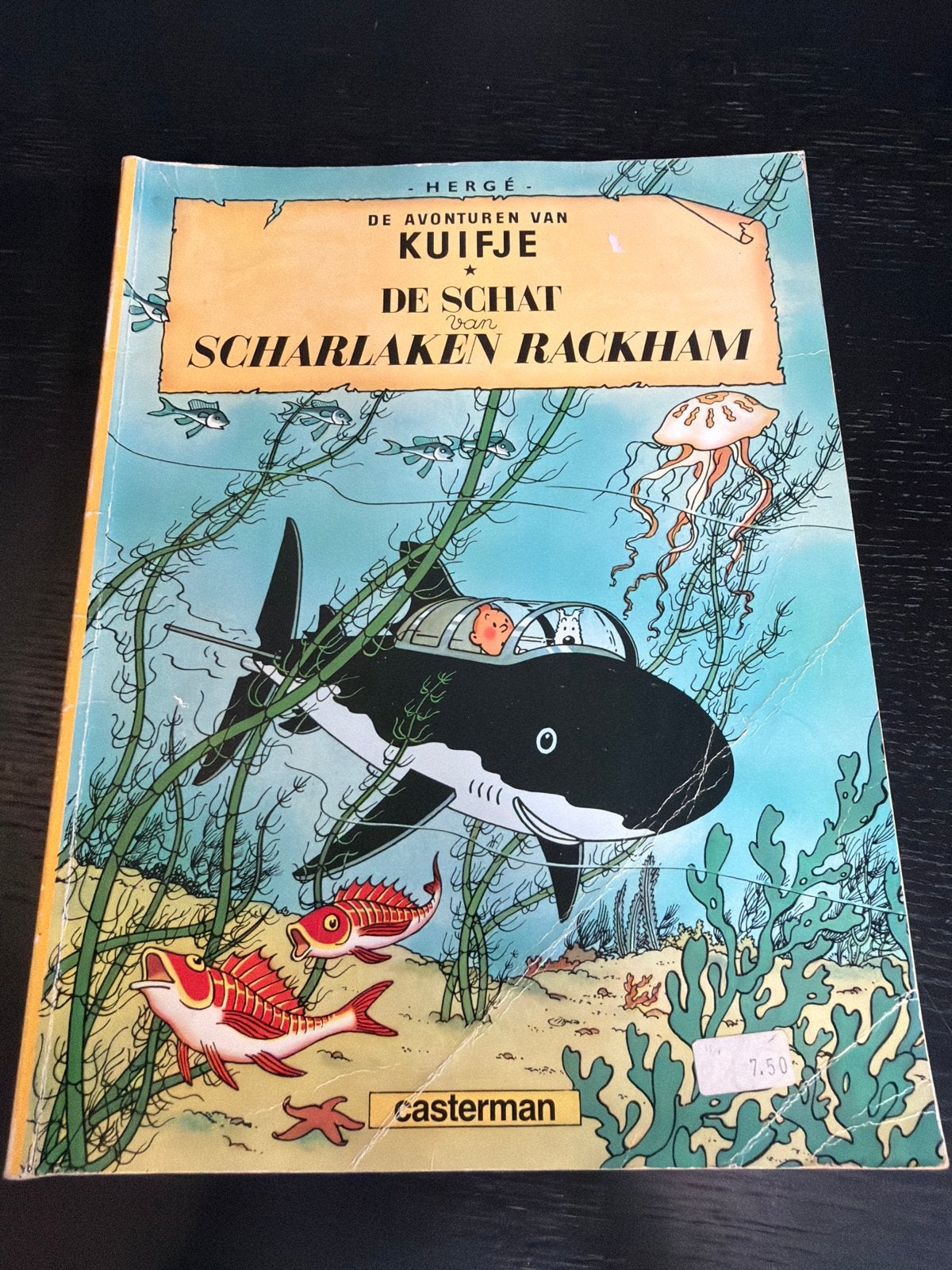 Kuifje: De Schat van Scharlaken Rackham - Klassiek Stripboek, Eén stripboek, Ophalen of Verzenden, Gelezen