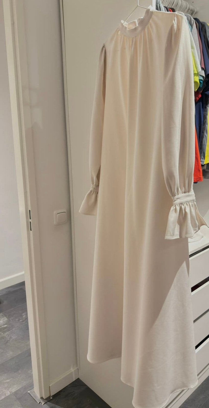 Merrachi Witte Londen dress, Kleding | Dames, Wit, Zo goed als nieuw, Boven de knie, Ophalen