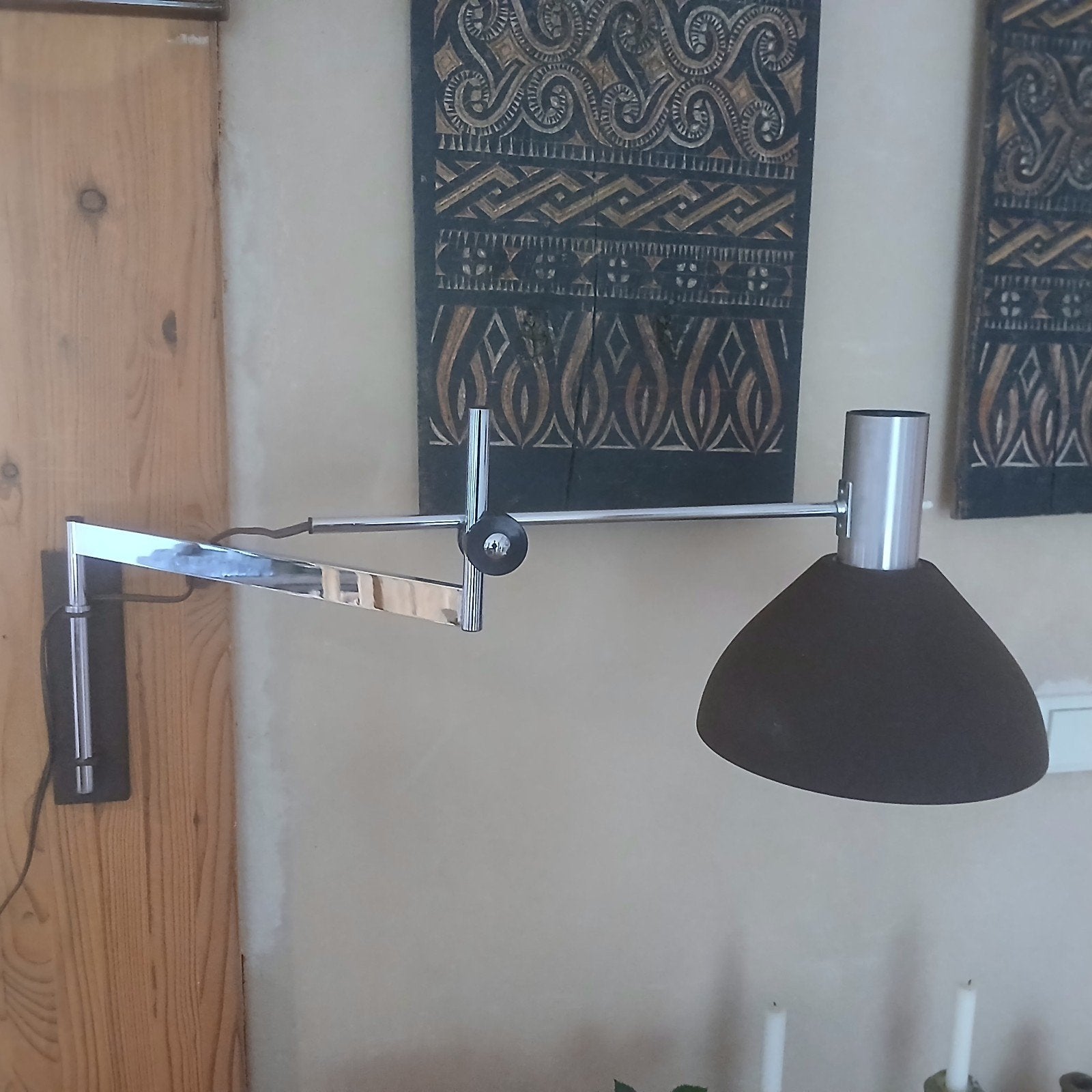 Dijkstra wandlamp muurlamp jaren 60 / 70 vintage retro, Huis en Inrichting, Lampen | Wandlampen, Ophalen of Verzenden