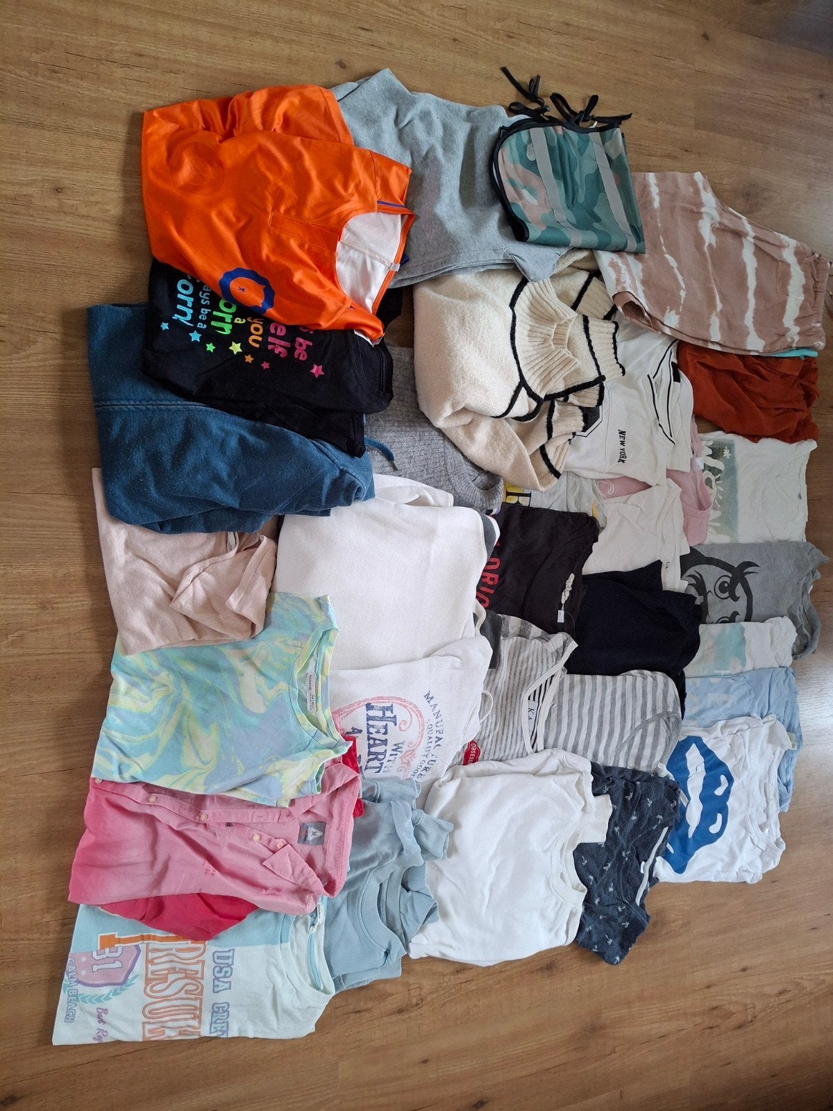 Gratis kleding, Ophalen, Gedragen