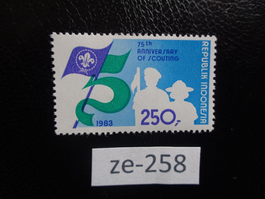 indonesie - 75 jaar jongens scout / postfris 1983 (ze-258), Postzegels en Munten, Ophalen of Verzenden, Postfris, Zuidoost-Azië