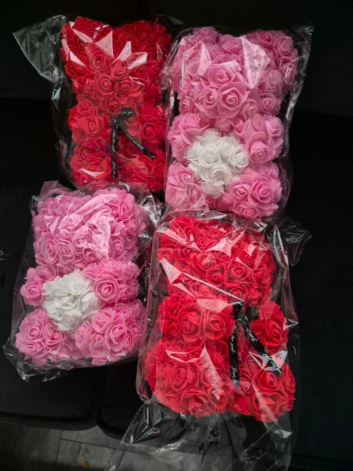 Rose Bear - Rozenbeer - Cadeau Valentijn / Moederdag, Ophalen of Verzenden