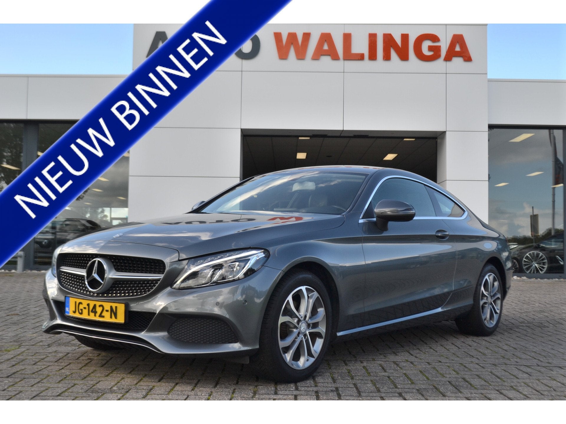 Mercedes-Benz C-Klasse Coupé 180 Ambition Navigatie | Led k, Auto's, Automaat, Achterwielaandrijving, 4 stoelen, Leder en Stof