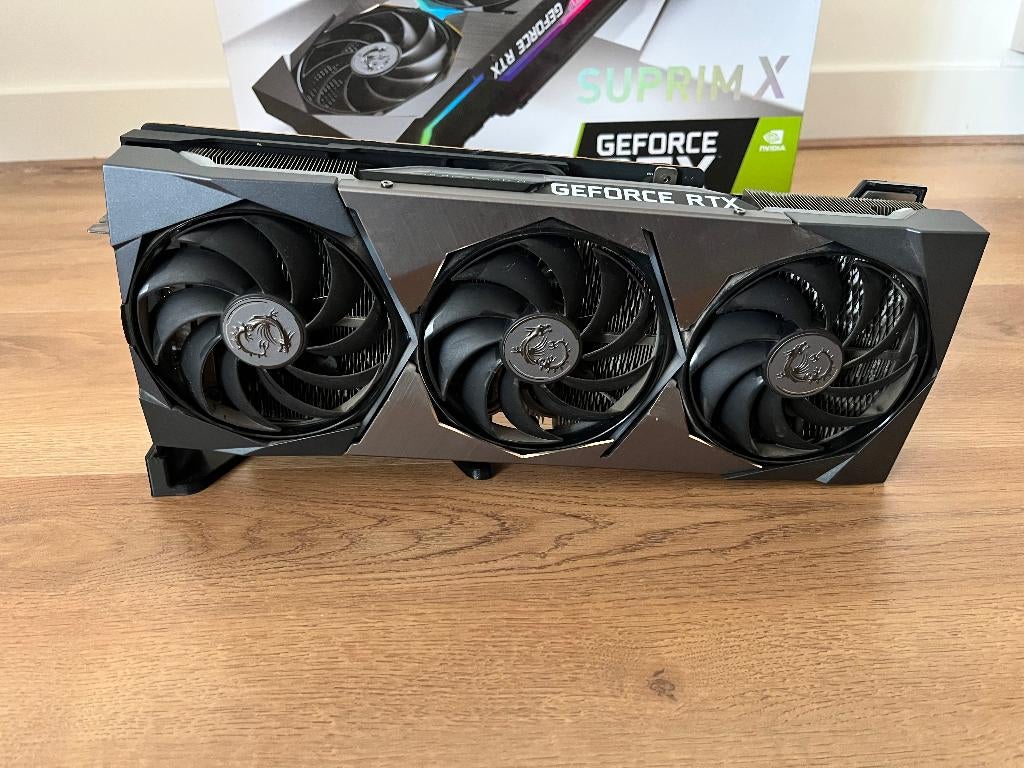 Garantie! ~ MSI GeForce RTX 3080 Suprim X 10GB, GDDR6, PCI-Express 4, Ophalen of Verzenden, Zo goed als nieuw