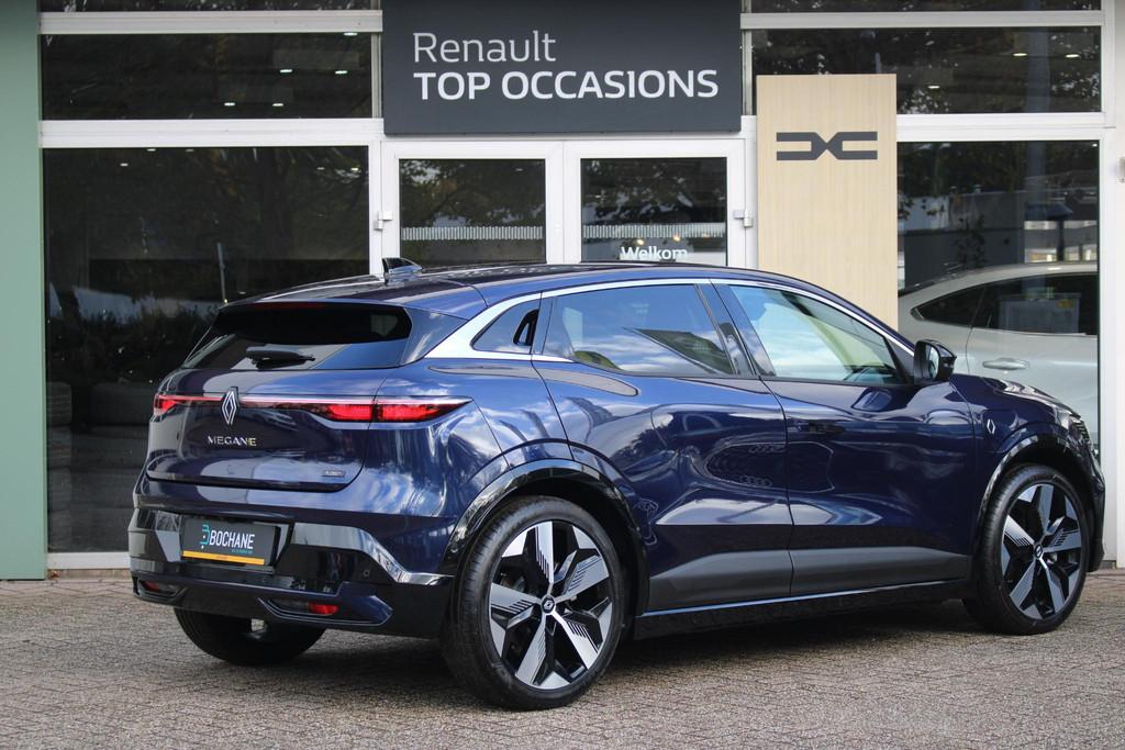 Renault Megane E-Tech comfort range techno 60 kWh | NIEUW OP, Auto's, Renault, Huisgarantie, Met garantie (alle), Blauw, Nieuw
