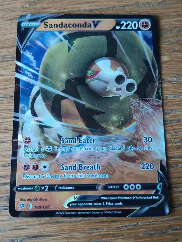 Sandaconda V 108/192 rebel clash, Ophalen of Verzenden, Zo goed als nieuw, Losse kaart, Foil