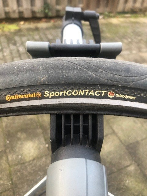 Continental SportContact 26x1.0 inch buitenband, Gebruikt, Band, Rubber, Continental