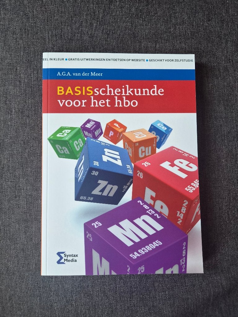 Basis scheikunde voor het hbo, Boeken, Ophalen of Verzenden, Beta, Nieuw, HBO
