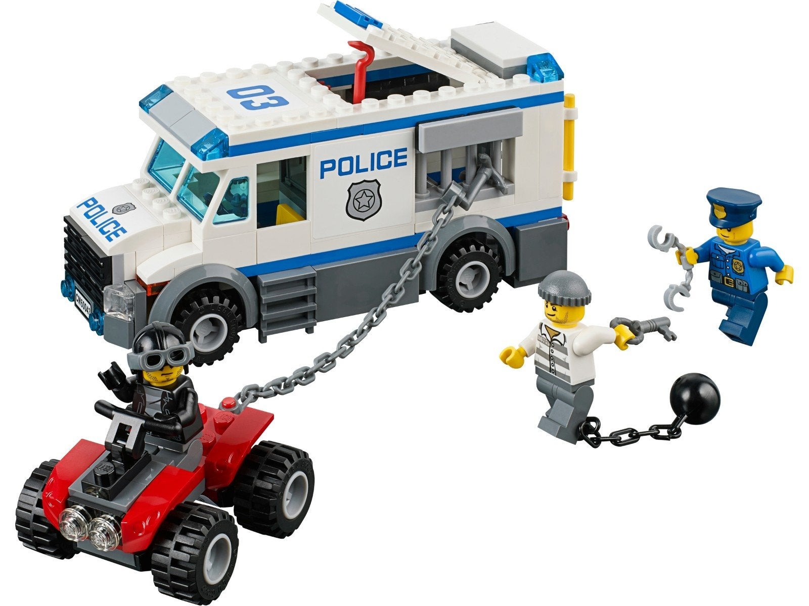 Lego City Gevangenen Transport - (60043), Ophalen of Verzenden, Zo goed als nieuw
