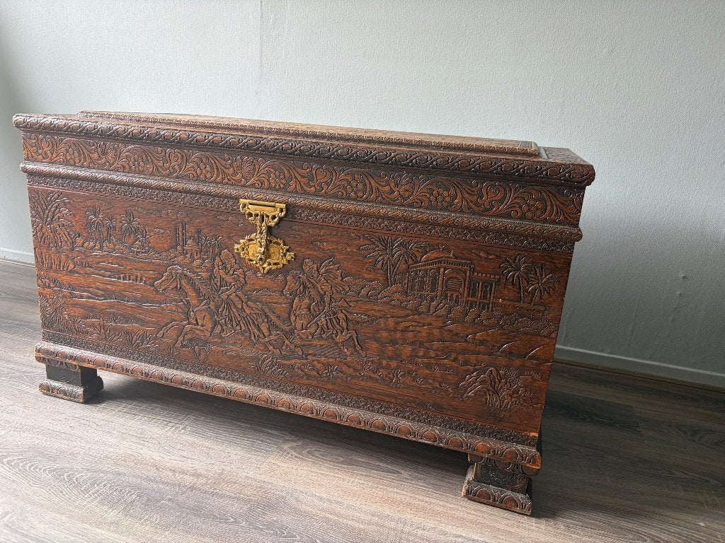 Dekenkist, Huis en Inrichting, Ophalen, 50 – 75, Gebruikt, 50 tot 100 cm