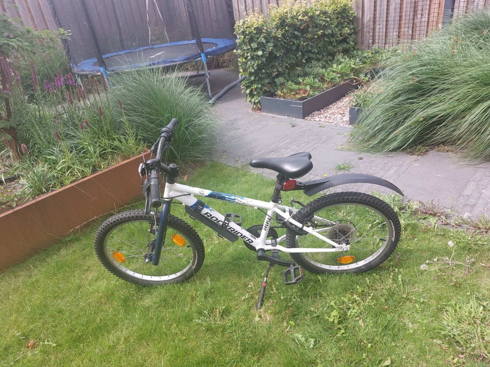 B'Twin Rockrider 20 inch MTB voor kinderen 6-9 jaar, Fietsen en Brommers, Ophalen of Verzenden, Gebruikt, Velgrem