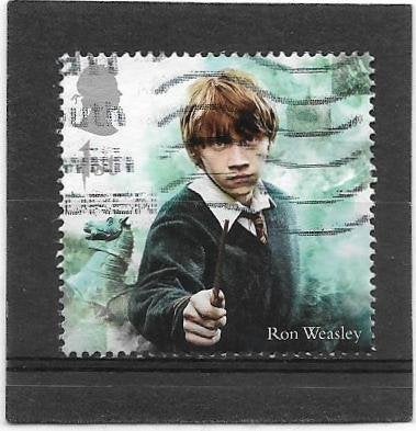 Engeland 2018 Harry Potter - Ron Weasley, Verzenden, Gestempeld