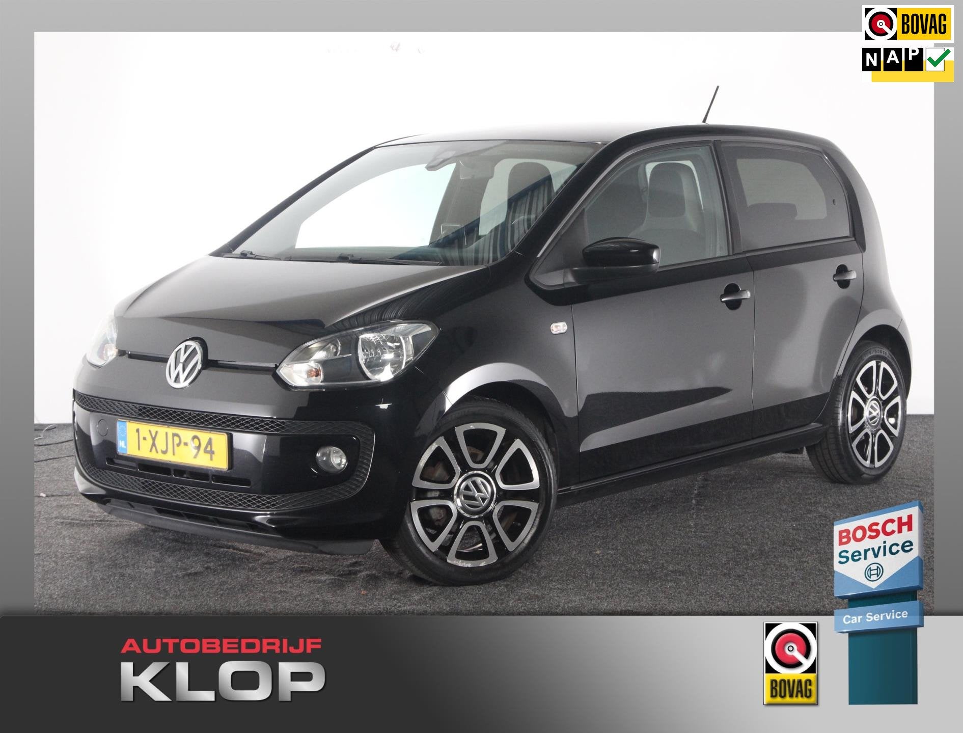 Volkswagen Up! 1.0 high up! BlueMotion | Org. Nederlandse au, Auto's, Volkswagen, Euro 5, Stof, Gebruikt, 840 kg
