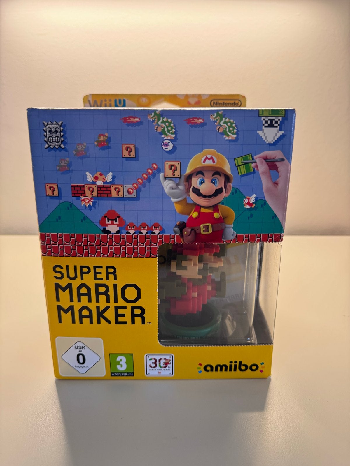 Super Mario Maker Wii U + Amiibo + Artbook (Nieuw), Spelcomputers en Games, Online, 1 speler, Nieuw, Ophalen of Verzenden