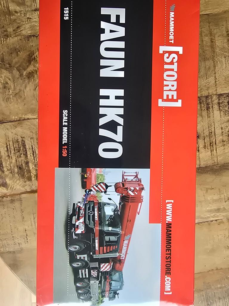 FAUN HK70 Mammoet Store Schaalmodel 1:50, 1:50 of kleiner, Overige typen, Nieuw, Ophalen
