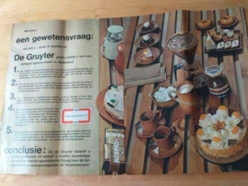 De Gruyter - Advertentie uit Tijdschrift 1968, Ophalen of Verzenden, 1960 tot 1980, Knipsel(s)