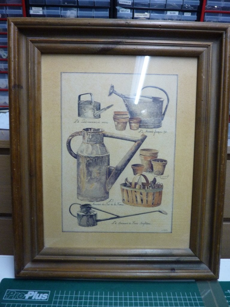 Oud schilderij landelijk, 50 – 75, Minder dan 50 cm, Gebruikt, Ophalen of Verzenden