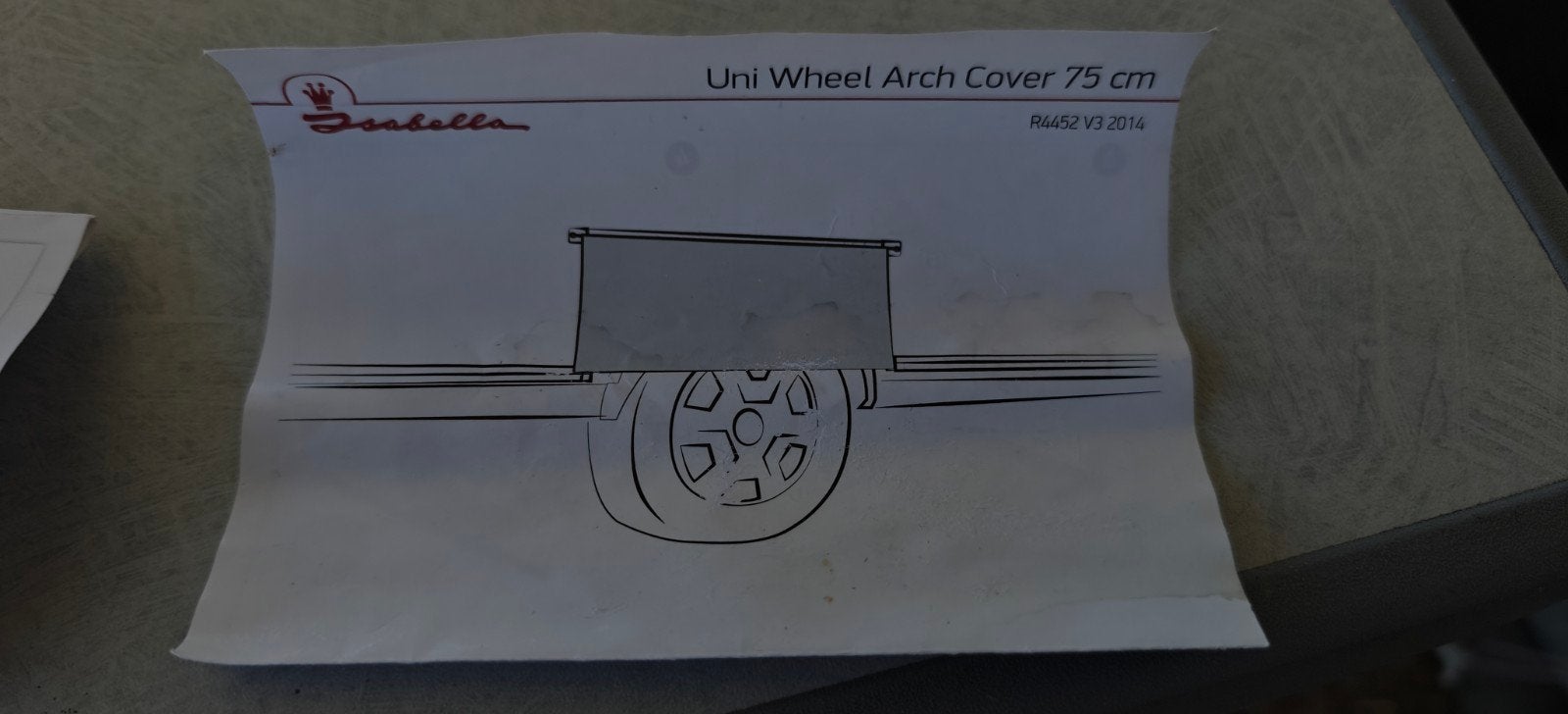 Isabella Uni Wheel Arch Cover 75 cm, Ophalen of Verzenden, Nieuw