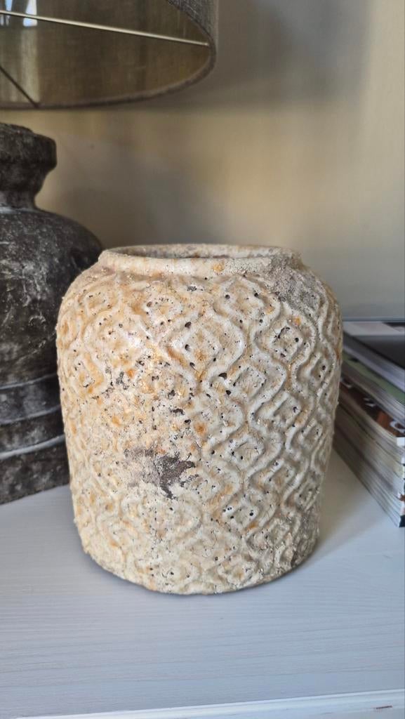 PTMD vaas beton, Huis en Inrichting, Woonaccessoires | Vazen, Ophalen