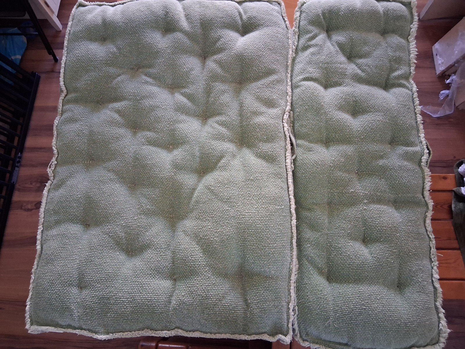 Palletkussens Unique Living: Zitkussen (80x120x8) & Rugkusse, Ophalen, Zo goed als nieuw