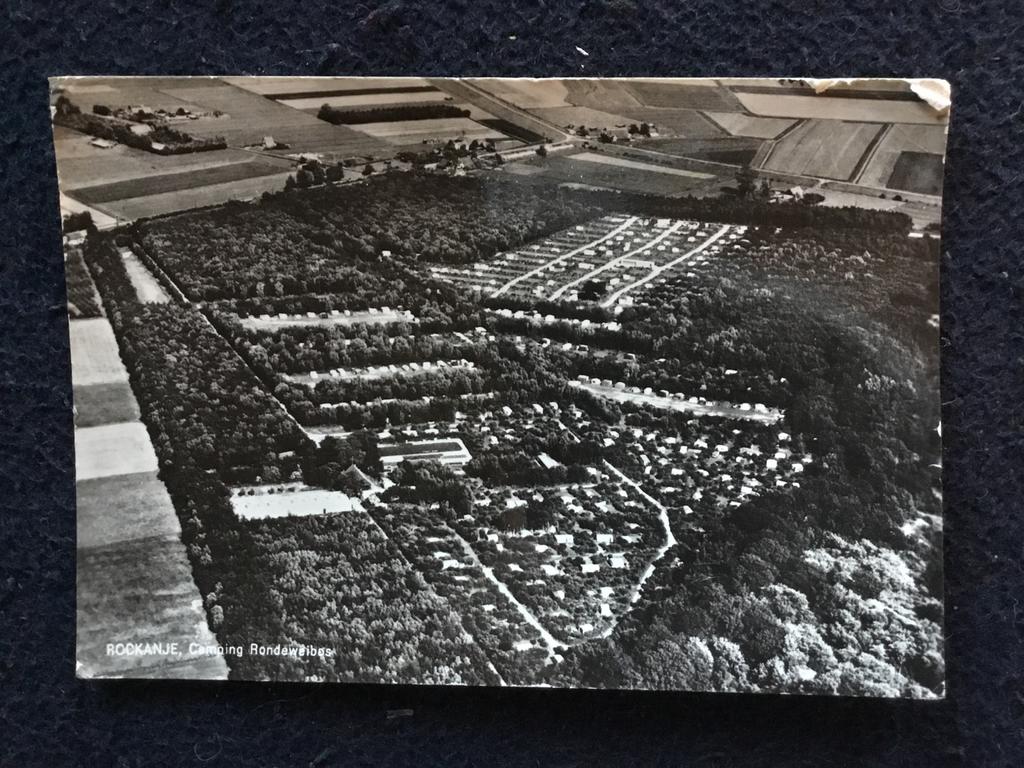 Oude Ansichtkaart Rockanje Camping Rondeweibos, Ophalen of Verzenden, 1960 tot 1980, Gelopen, Zuid-Holland