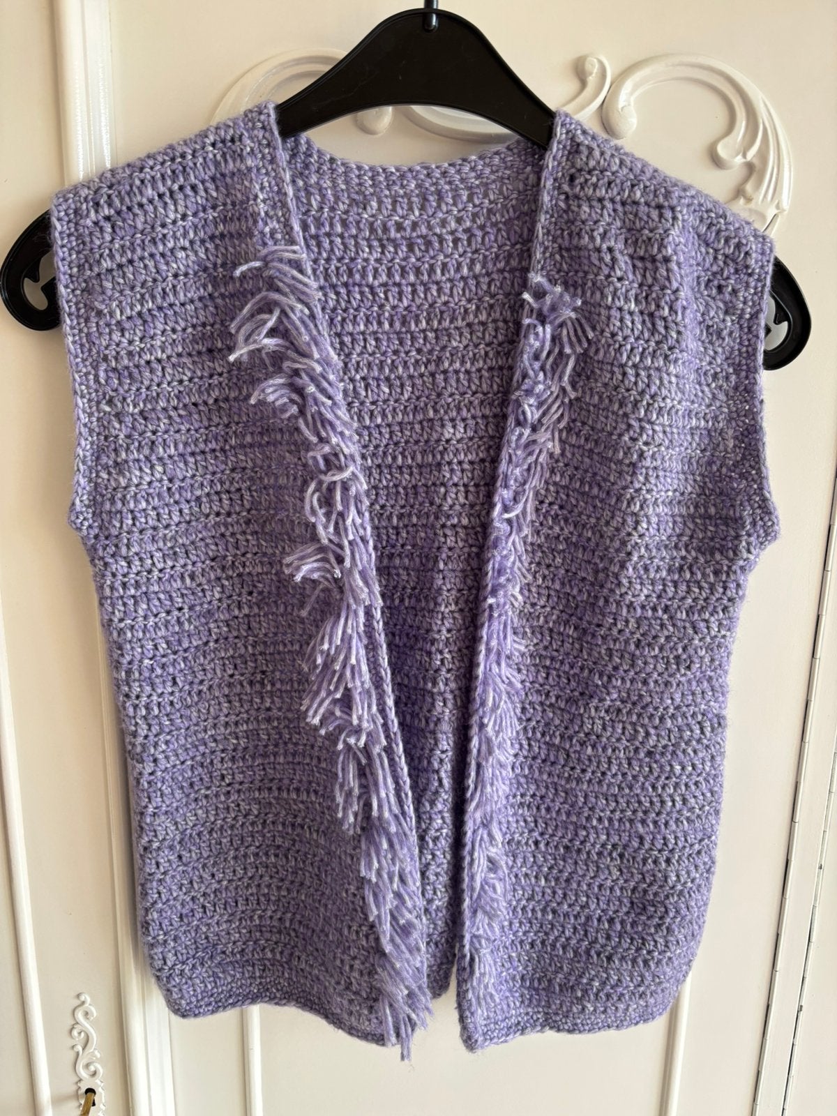 Nieuw handgemaakt lila paars vest maat 36/38, Ophalen of Verzenden, Nieuw, Maat 36 (S), Paars