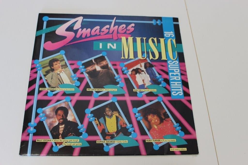 Smashers In Music - 16 Super Hits LP (1986), Cd's en Dvd's, LP, Gebruikt, Overige genres, Ophalen of Verzenden