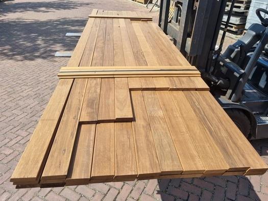 Hardhouten latten / planken - Rhombus - geschaafd -nr: HP259, Ophalen, Planken, Nieuw, Hardhout