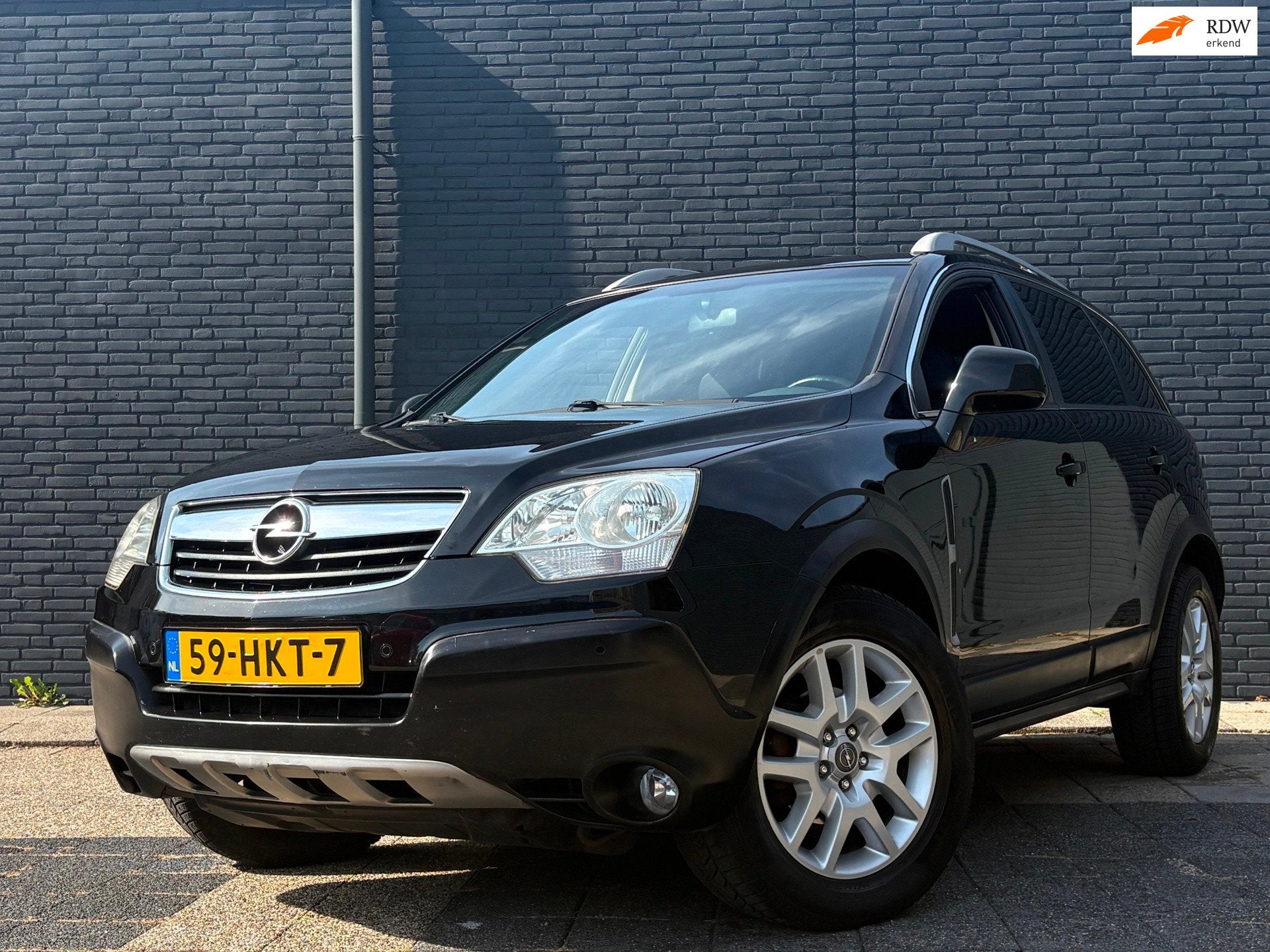 Opel Antara 2.4 Temptation | Stoelverwarming | Trekhaak, Auto's, Gebruikt, 4 cilinders, Zwart, Bedrijf