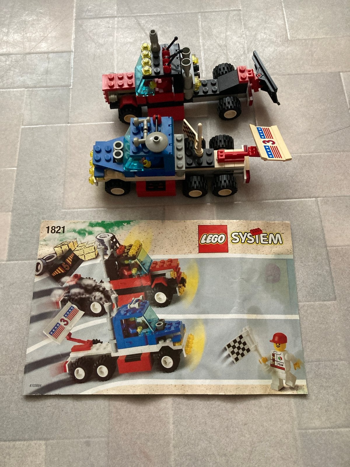 Lego System 1821 met instructieboekje, Kinderen en Baby's, Ophalen of Verzenden, Zo goed als nieuw, Lego