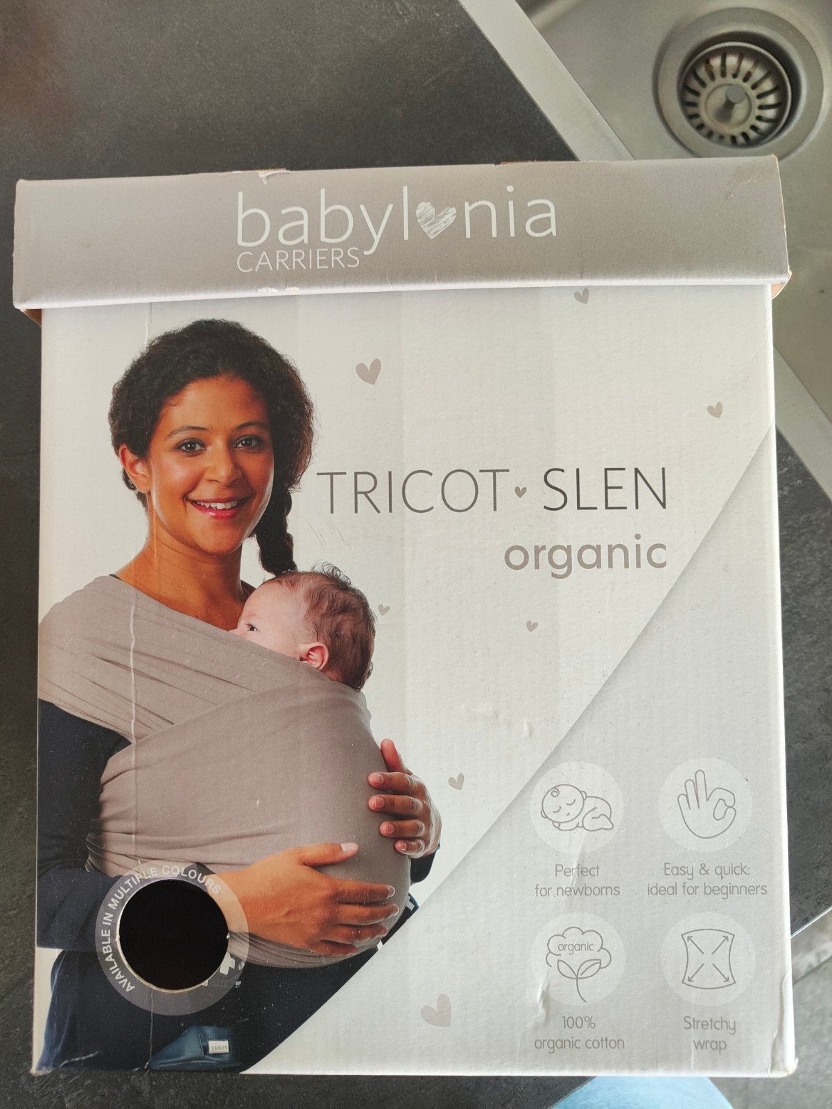 Babylonia Tricot-Slen Organic Draagdoek, Kinderen en Baby's, Babydragers en Draagdoeken, Overige merken, Draagdoek, Ophalen of Verzenden