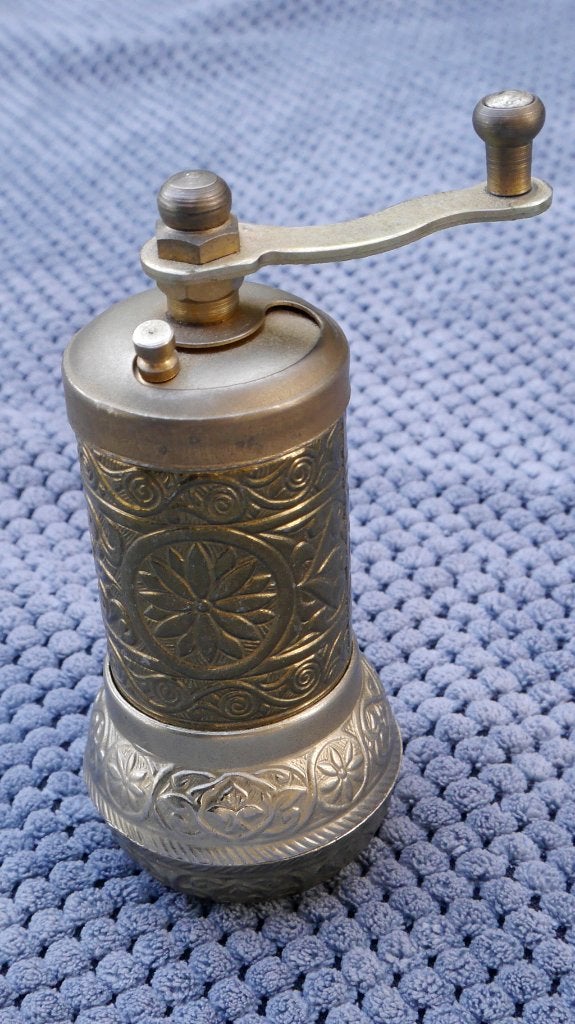 Vintage Acar Turkse peper-/specerijenmolen met opvangbakje, Ophalen of Verzenden
