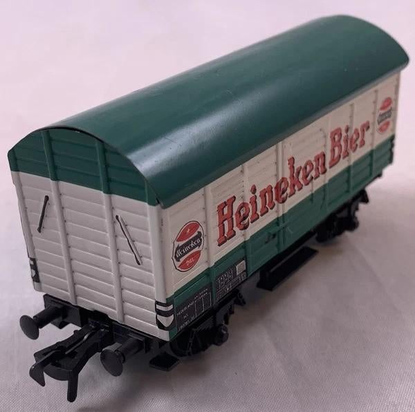 Fleischmann 5026 H0 Koelwagen Heineken NS Blikken Wagen, Hobby en Vrije tijd, Modeltreinen | H0, Coolsingel 104, 3011 AG Rotterdam, Netherlands