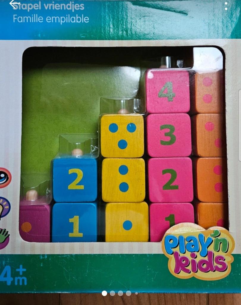 Evora Houten Stapelvriendjes Play 'n Kids (24m+), Ophalen of Verzenden, Overige typen