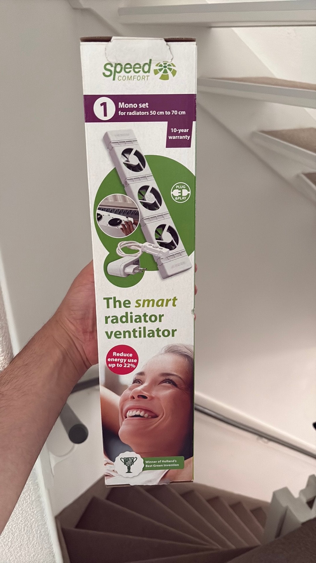 Radiator ventilator 3 stuks nieuw, Ophalen, Minder dan 60 cm, Radiator, 30 tot 80 cm