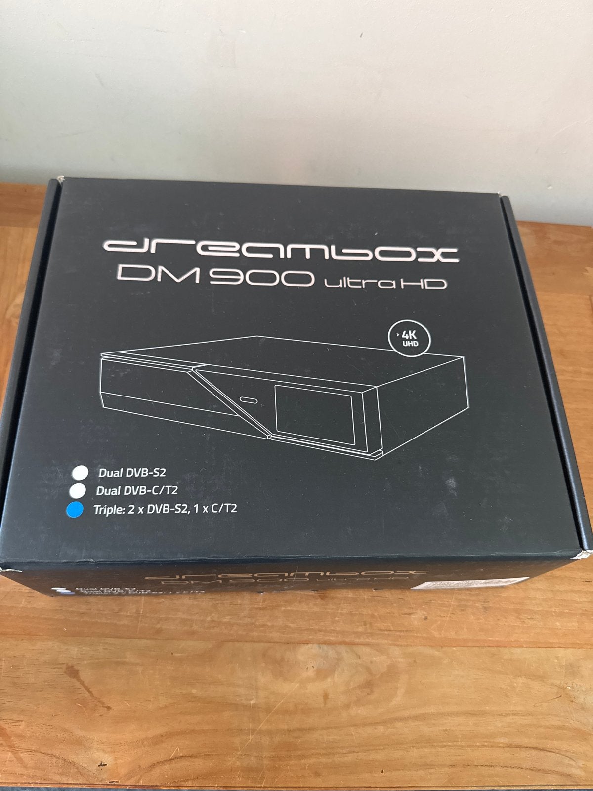 Dreambox DM900 Ultra HD 4K kabel/Sat ontvanger, Audio, Tv en Foto, Decoders en Harddiskrecorders, Ophalen of Verzenden, Nieuw