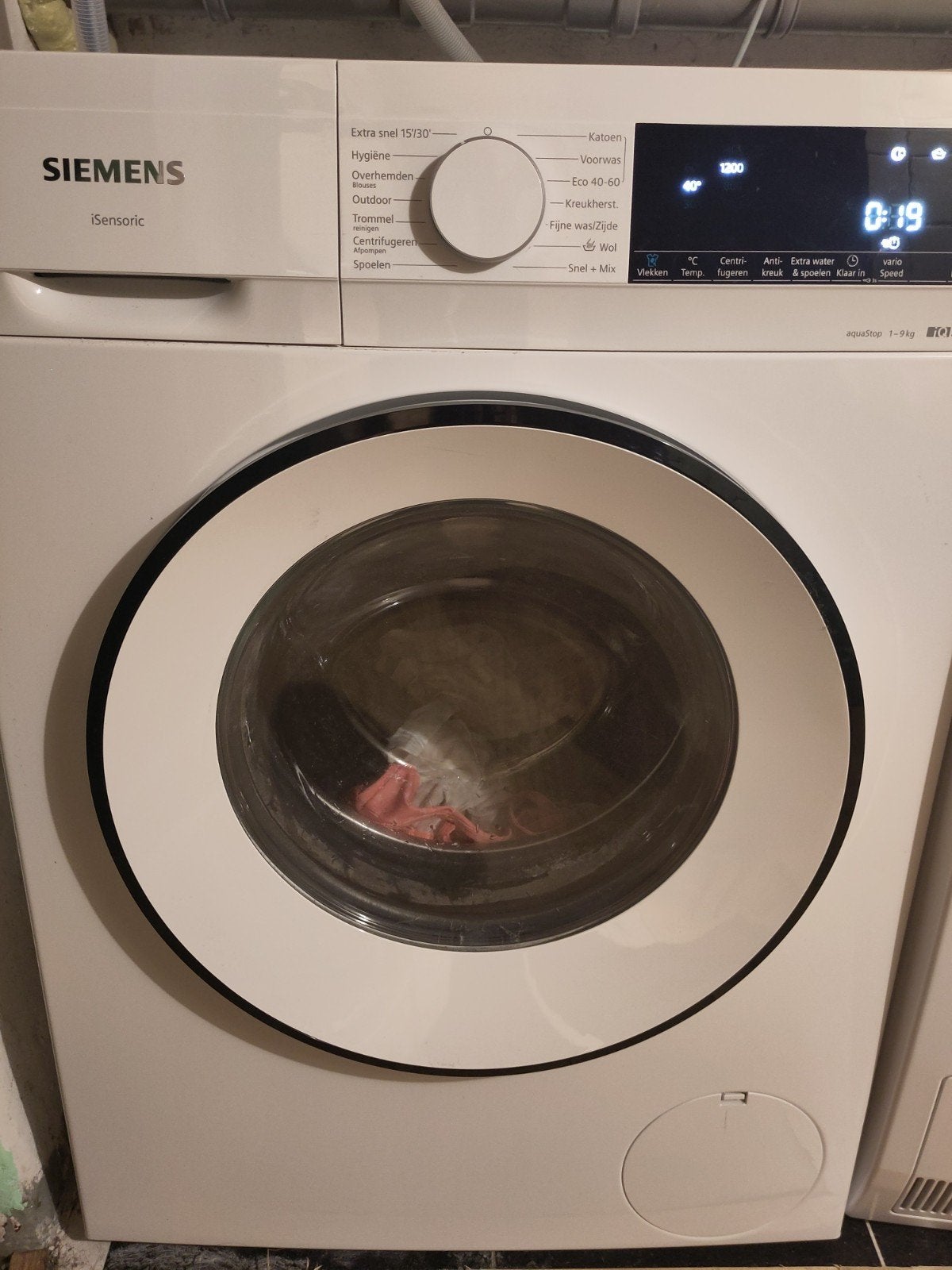Siemens iSensoric IQ300 Wasmachine - Wegens verhuizing, Witgoed en Apparatuur, Wasmachines, Ophalen, 1200 tot 1600 toeren, Minder dan 85 cm