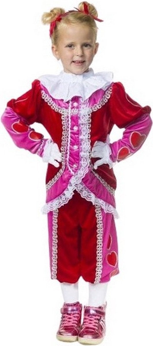 TestPiet pietenpak voor meisjes - rood/roze, Ophalen of Verzenden, Zo goed als nieuw, 146 t/m 152, Meisje
