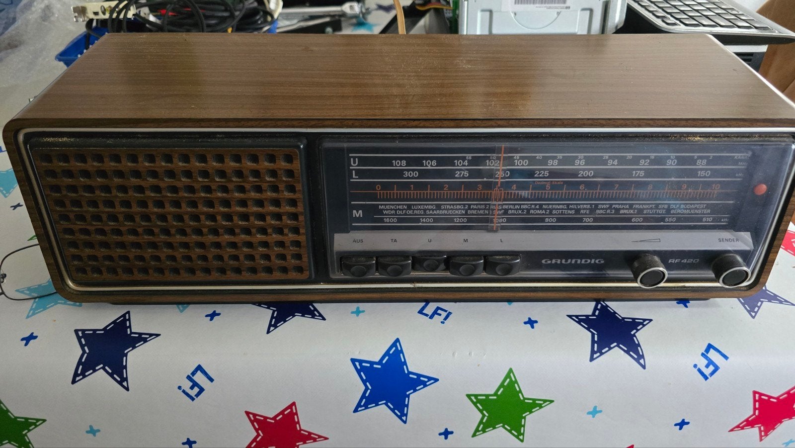 Vintage Grundig RF 420 Radio - Werkt nog!, Ophalen of Verzenden