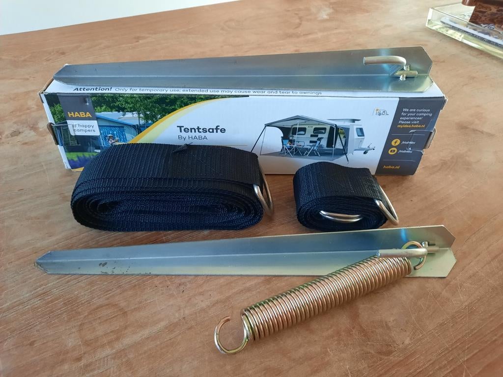 Haba Stormband set HTS 12,5m voor luifels tot 7,5m, Ophalen of Verzenden, Zo goed als nieuw