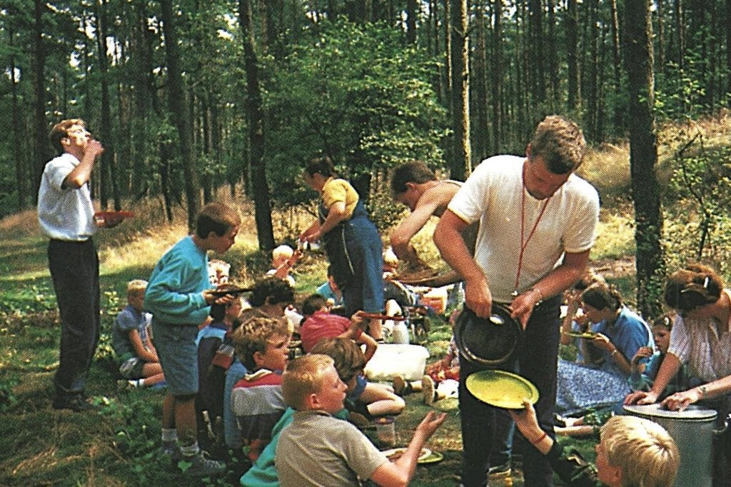 37491 Laag Soeren 80+ Gld St Chr Jeugdkampen Gelopen, Ophalen of Verzenden, 1980 tot heden, Gelopen, Gelderland