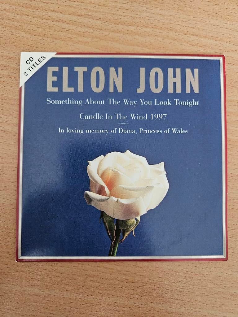 Elton John - Something About The Way You Look Tonight CD, 1 single, Ophalen of Verzenden, Zo goed als nieuw, Pop