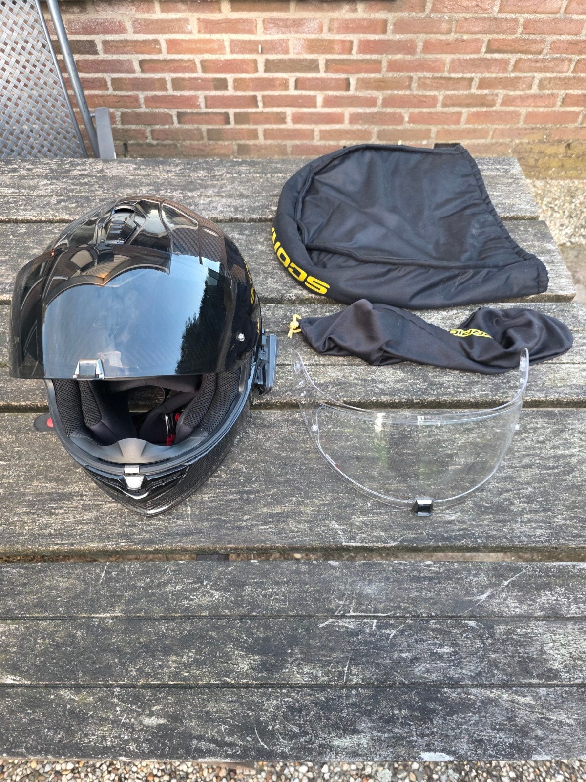 Scorpion EXO 1400 Carbon Air integraalhelm (maat L), Dames, Integraalhelm, L, Tweedehands