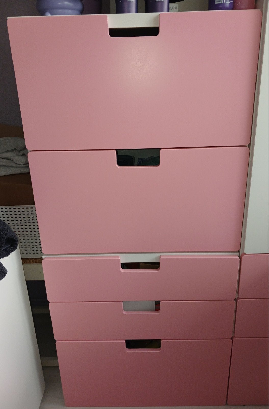2 lade blokken van de ikea Stuva  1x2 en 1x3 kinderkamer, Ophalen, Minder dan 50 cm, 3 of 4 laden, Minder dan 100 cm