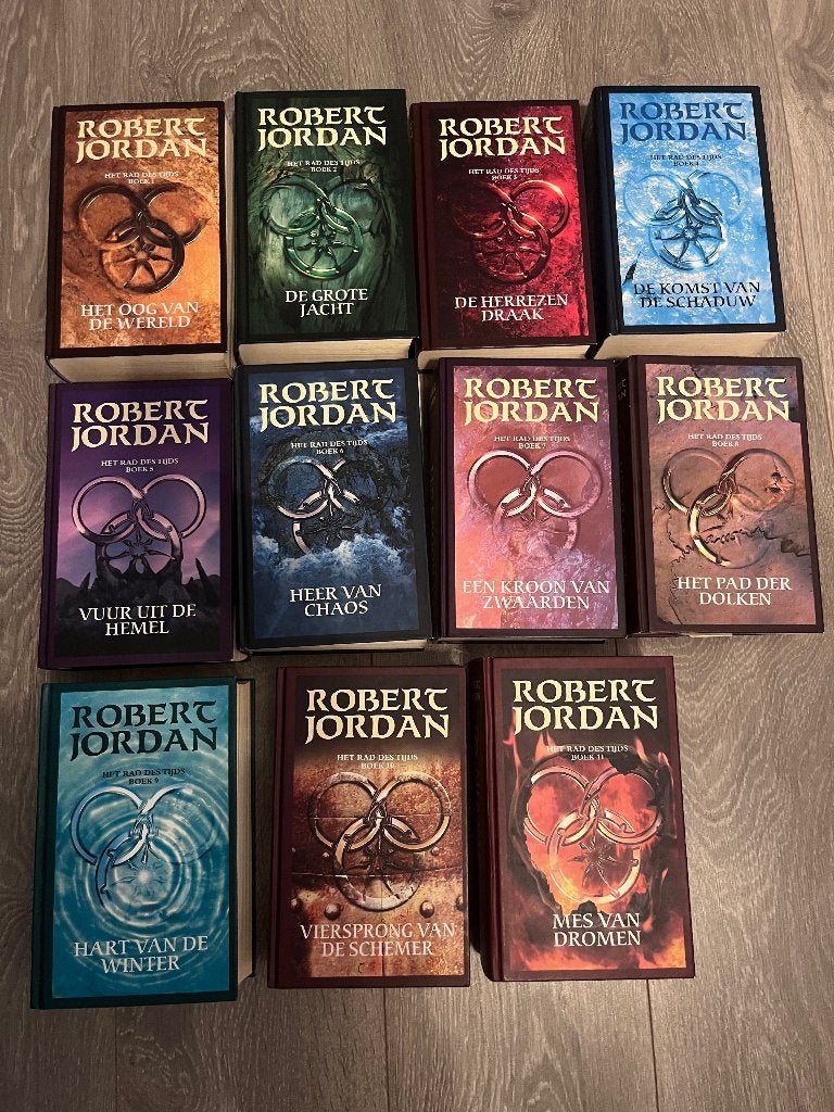 Boekenserie Het Rad des Tijd, Boeken, Ophalen of Verzenden, Gelezen, Robert Jordan