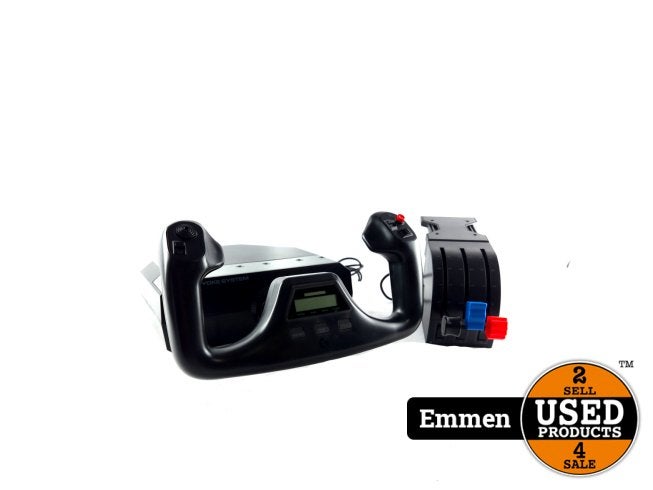 Logitech Flight Yoke System, Incl. Throttle | In Nette Staat, Computers en Software, Logitech, Zo goed als nieuw, Support@logitech.com
