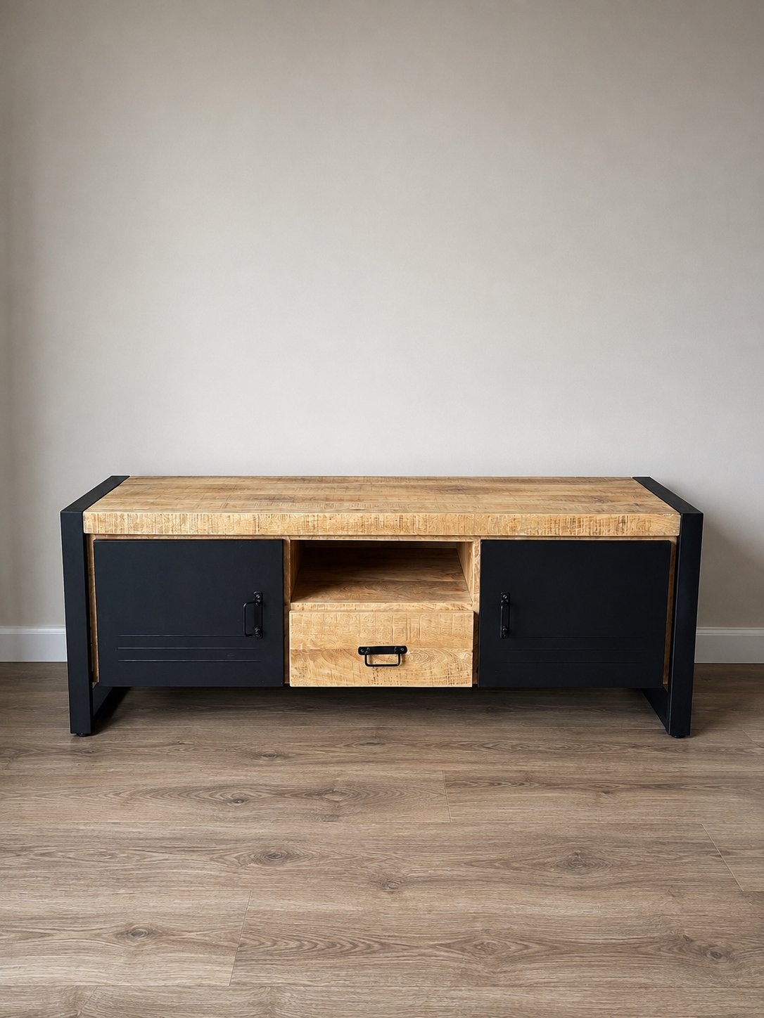 Tv meubel, Ophalen, 100 tot 150 cm, Zo goed als nieuw, Minder dan 100 cm