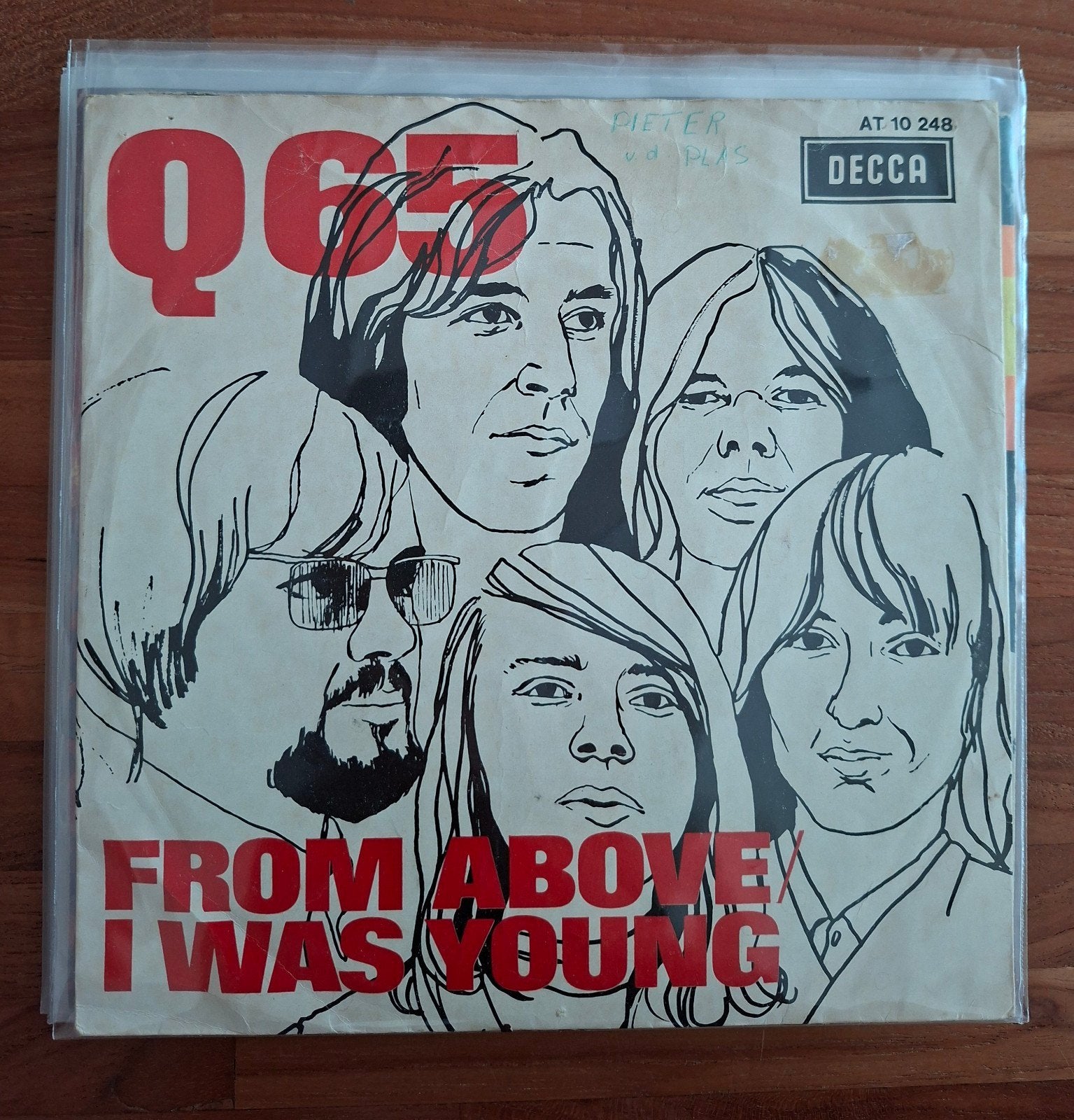 Q65 - From above I was young - Single is TOP, Cd's en Dvd's, Vinyl Singles, Ophalen of Verzenden, Gebruikt, 7 inch, Pop