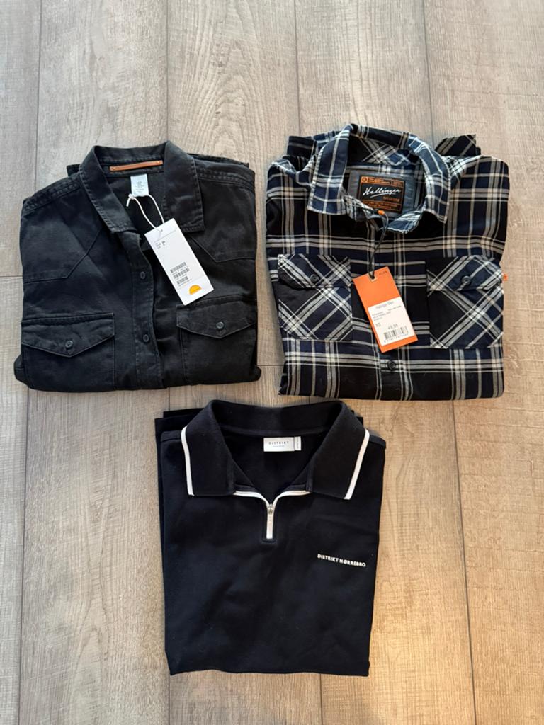 Overhemden en polo Nieuw met kaartjes maat XS, Ophalen of Verzenden, Nieuw, Zwart, Overige halswijdtes