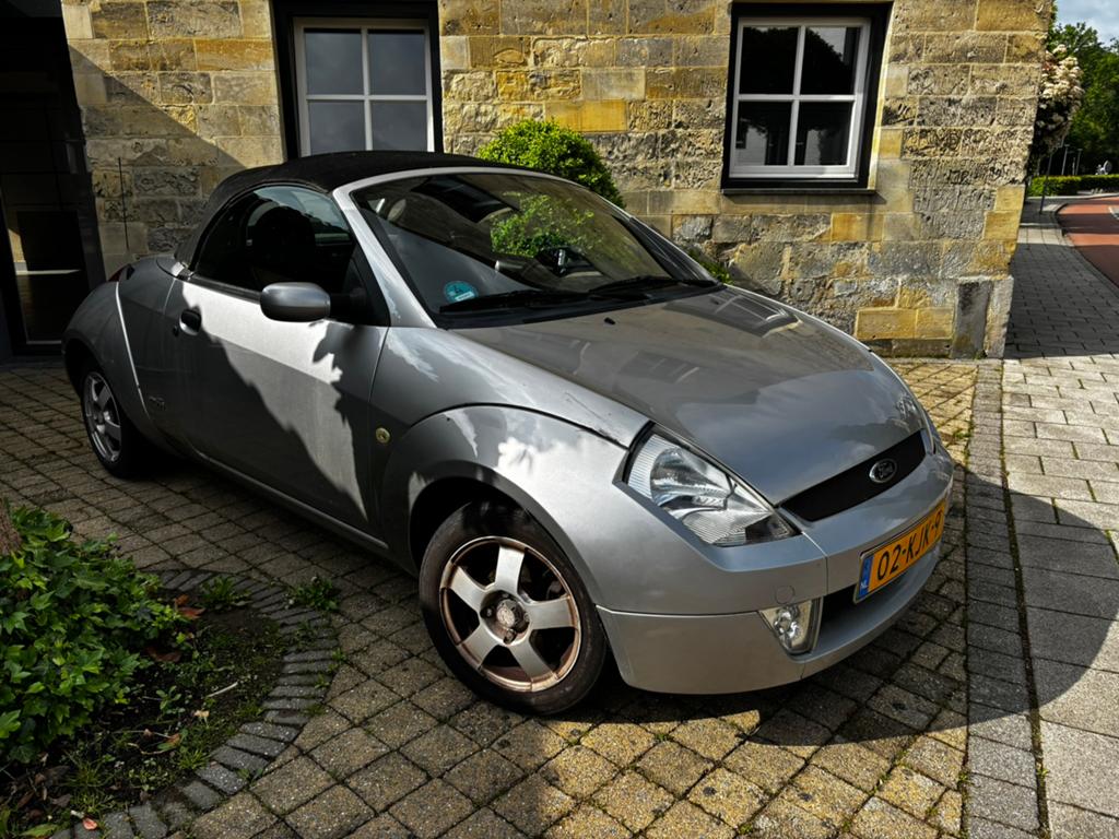 ZIE BESCHRIJVING Ford Ka 1.6 Streetka 2003 Grijs, Auto's, Ford, Particulier, Ka, Benzine, E, Cabriolet, Handgeschakeld, Geïmporteerd